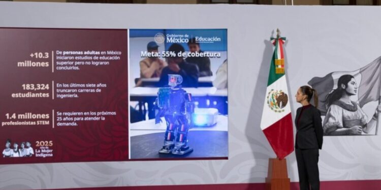 Presidenta Claudia Sheinbaum presenta SaberesMX, plataforma gratuita que democratiza el conocimiento