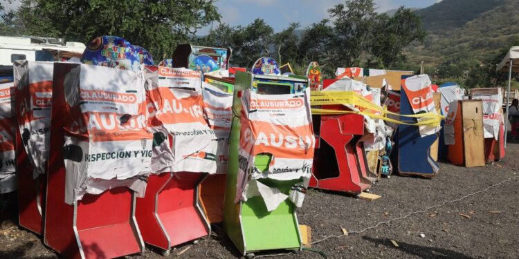 Destruye Gobierno de Tlajomulco 178 maquinitas tragamonedas