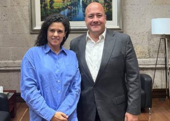 Luisa María Alcalde Luján anuncia incorporación de Enrique Alfaro Ramírez a MORENA