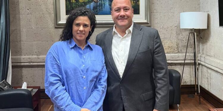 Luisa María Alcalde Luján anuncia incorporación de Enrique Alfaro Ramírez a MORENA