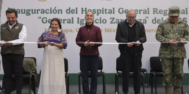 Presidenta inaugura Hospital General Regional No. 25 “General Ignacio Zaragoza” del IMSS en beneficio de medio millón de derechohabientes