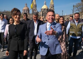 Entrega Pablo Lemus Navarro, Gobernador de Jalisco, rehabilitación integral de la Plaza de la Liberación en el corazón de Guadalajara