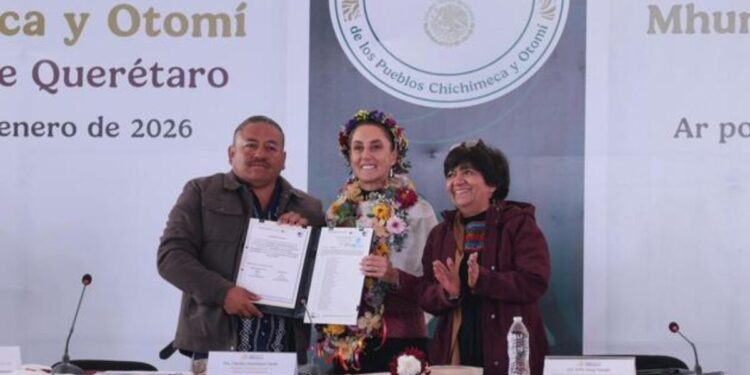 Presidenta Claudia Sheinbaum entrega reconocimiento a Ejido “Nuevo Cruz del Palmar” en San Miguel de Allende, Guanajuato