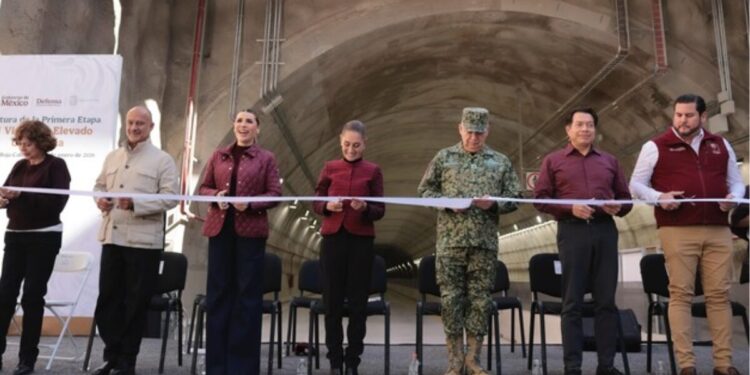 En México construimos puentes en vez de muros: Presidenta Claudia Sheinbaum al inaugurar primera etapa del Viaducto Elevado de Tijuana