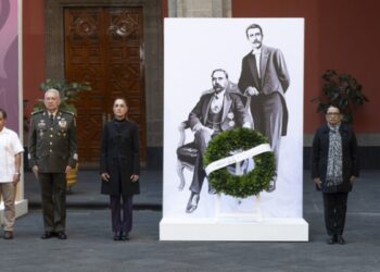Presidenta Claudia Sheinbaum encabeza conmemoración del 113 aniversario del magnicidio de Francisco I. Madero y José María Pino Suárez