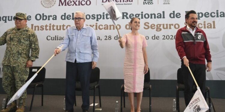 Presidenta da banderazo de salida a construcción del Hospital Regional de Especialidades del IMSS en beneficio de 762 mil derechohabientes