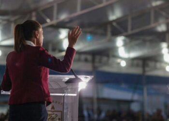 Se tendrán más de 10 mil camas del IMSS en nuestro gobierno: Presidenta en inicio de obra del Hospital de Especialidades en Santa Catarina