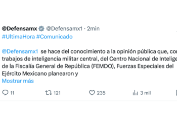 SEDENA confirma que Fuerzas federales realizan operativo en Tapalpa; reportan fallecimiento de Rubén “N” alias “Mencho”