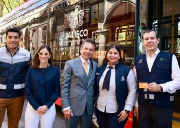Refuerza Gobierno de Jalisco la Ruta 3 de Mi Transporte Tren Ligero con autobuses eléctricos Volvo de última generación 