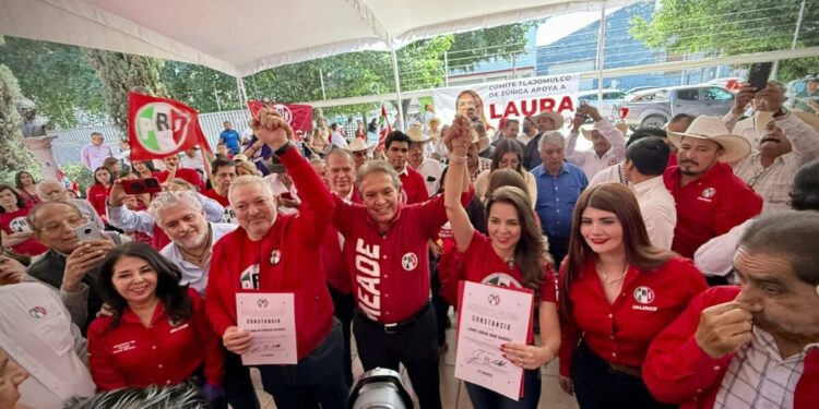 Con unidad y respaldo de la militancia, el PRI Jalisco valida la fórmula encabezada por Laura Haro y Aurelio Fonseca