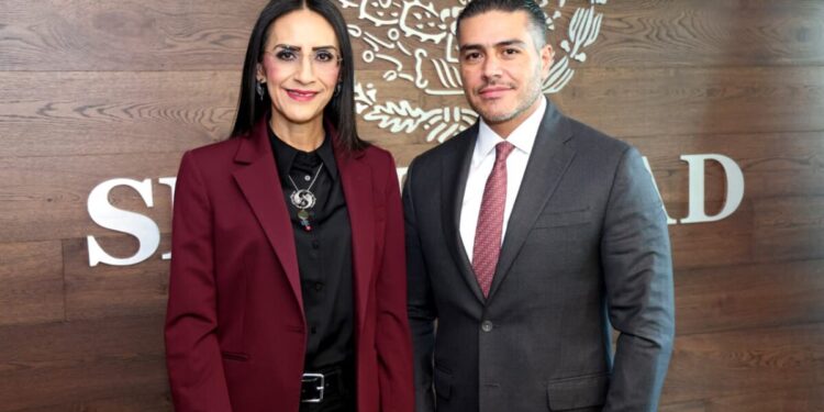 Laura Imelda Pérez Segura se reúne con Omar García Harfuch para fortalecer la seguridad en San Pedro Tlaquepaque