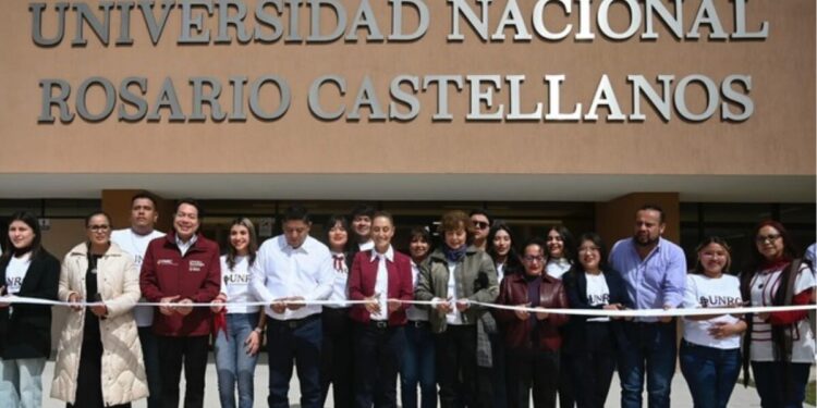 Todos los estudiantes de la Universidad Nacional Rosario Castellanos recibirán la Beca Gertrudis Bocanegra: Presidenta Claudia Sheinbaum