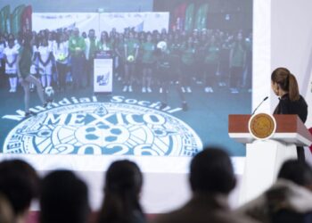 Presidenta Claudia Sheinbaum inaugura Mundialito de Futsal Femenil del IMSS como parte del Mundial Social 2026