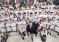 Participa Pablo Lemus en convivencia de Roberto Carlos con infantes del Fundación Real Madrid