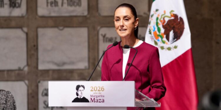 Presidenta Claudia Sheinbaum encabeza Bicentenario del Natalicio de Margarita Maza, primera Embajadora Histórica de México