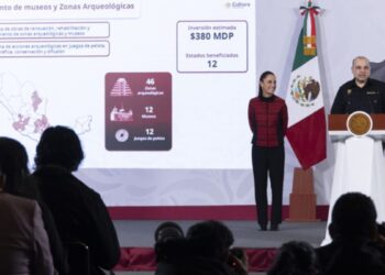 Presidenta destaca rehabilitación de escuelas del INBAL y del INAH, de zonas arqueológicas e inauguración del primer Museo Textil