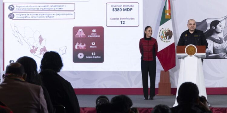 Presidenta destaca rehabilitación de escuelas del INBAL y del INAH, de zonas arqueológicas e inauguración del primer Museo Textil