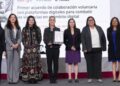 Gobierno de México firma acuerdo de colaboración voluntaria con Google, Meta y TikTok para combatir violencia digital contra las mujeres