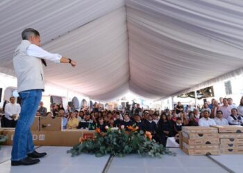 Encabeza Pablo Lemus Navarro, Gobernador del Estado, jornada de la Brigada Yo Jalisco en Tuxcueca  