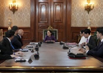 Presidenta Claudia Sheinbaum se reúne con el Alto Comisionado de las Naciones Unidas para los Derechos Humanos, Volker Türk