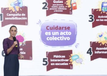 Presidenta presenta los 6 ejes de la Estrategia Nacional de Atención a la Salud Mental para las y los jóvenes: “El ABC de las Emociones”