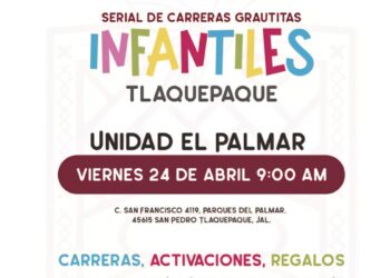 Gobierno de Tlaquepaque celebrará el día del niño con carrera infantil gratuita