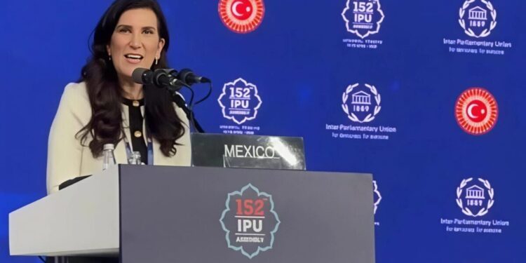 Presidenta de la Cámara de Diputados destaca papel multilateral en Asamblea de la Unión Interparlamentaria