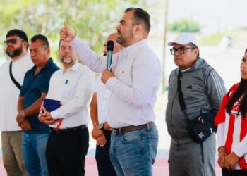 Gerardo Quirino cumple en Los Silos con nueva unidad deportiva para fortalecer comunidad y oportunidades