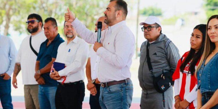 Gerardo Quirino cumple en Los Silos con nueva unidad deportiva para fortalecer comunidad y oportunidades