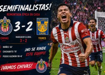 ¡CHIVAS LO HIZO! 🔥🐐 Remontada épica ante Tigres y Guadalajara sueña con la final