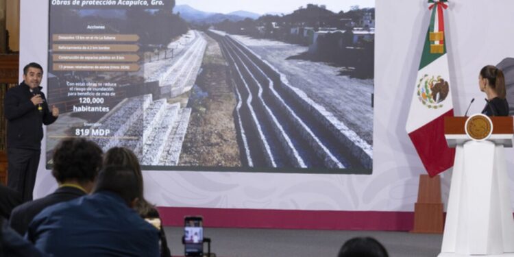 Se destinan cerca de 12 mil mdp para evitar inundaciones; hay 23 mil obras de agua en prácticamente todos los municipios: Presidenta