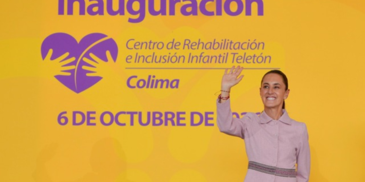 Presidenta inaugura CRIT de Teletón en Colima; la Constitución garantiza el derecho a la rehabilitación de las personas con discapacidad